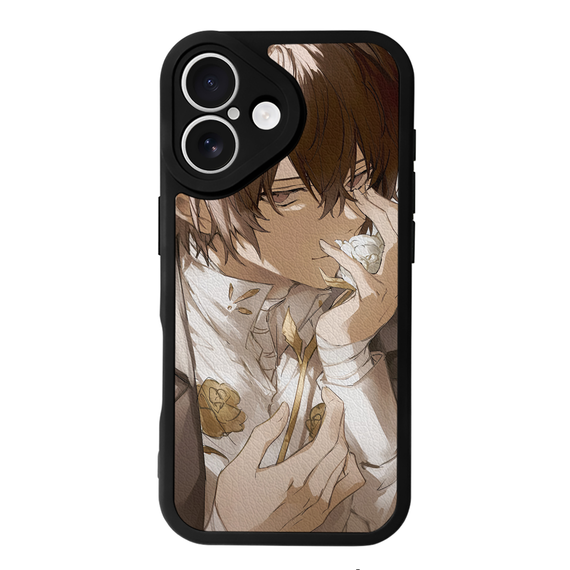 （画像用） 文豪ストレイドッグス Bungo Stray Dogs 【iPhone 16シリーズ対応】シリコンスマホケース（レザー調） 材質：シリコン